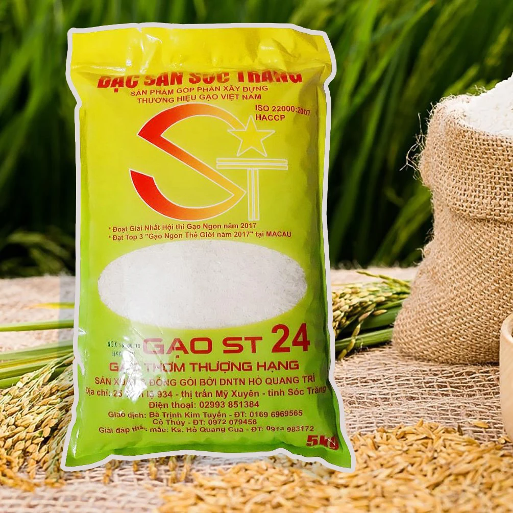 High quality White Rice from Vietnam / Best Rice with Competitive price and variety Packaging (ST24)