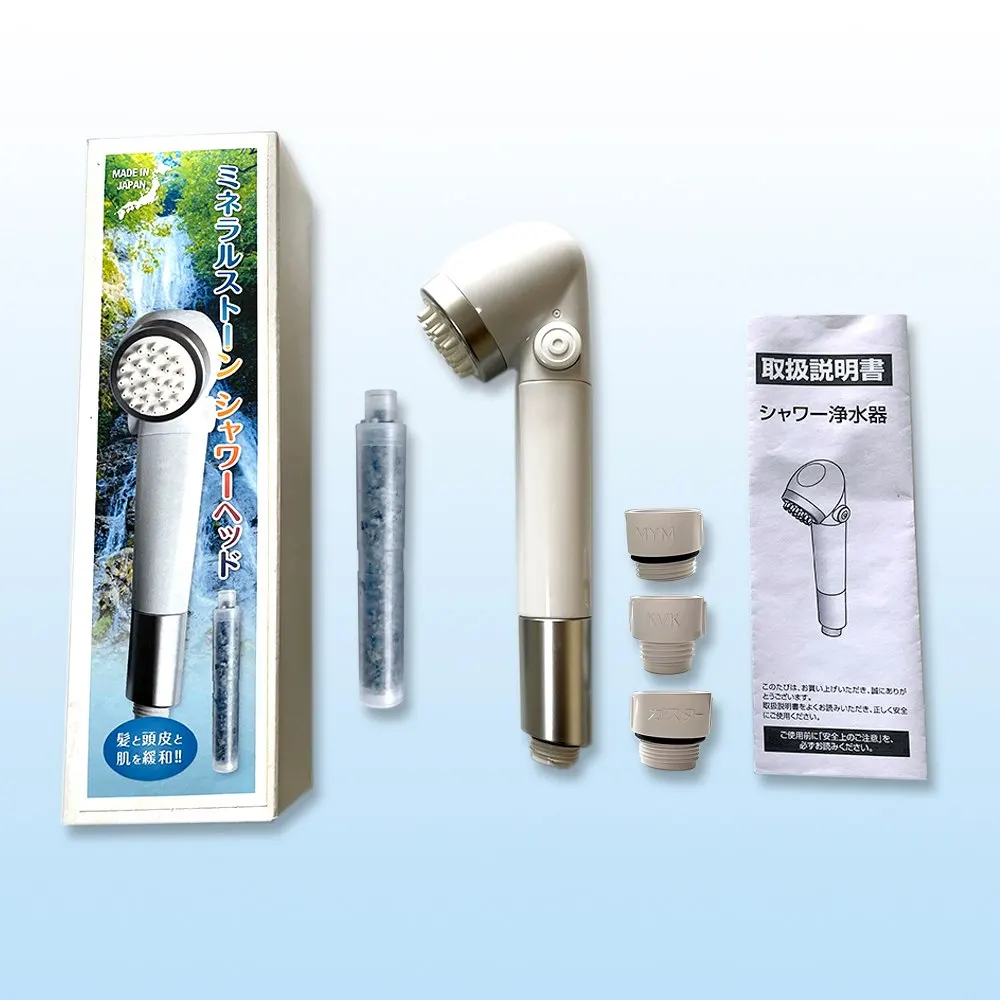 Душевые наборы из минерального камня и картриджи для садовых наборов