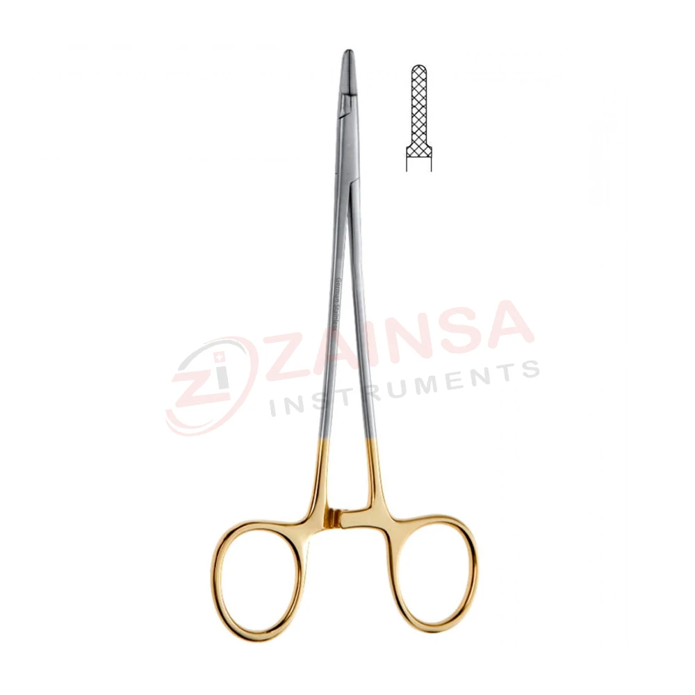 Горячая Распродажа индивидуальный держатель для хирургических игл из нержавеющей стали