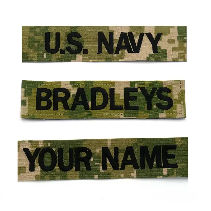 Embroidered Name Tapes Custom Plate Carrier Patch magic sticker Ghostbusters Flight Suit Name Tags