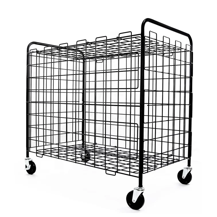 rubber landle basketball racks for storeroom