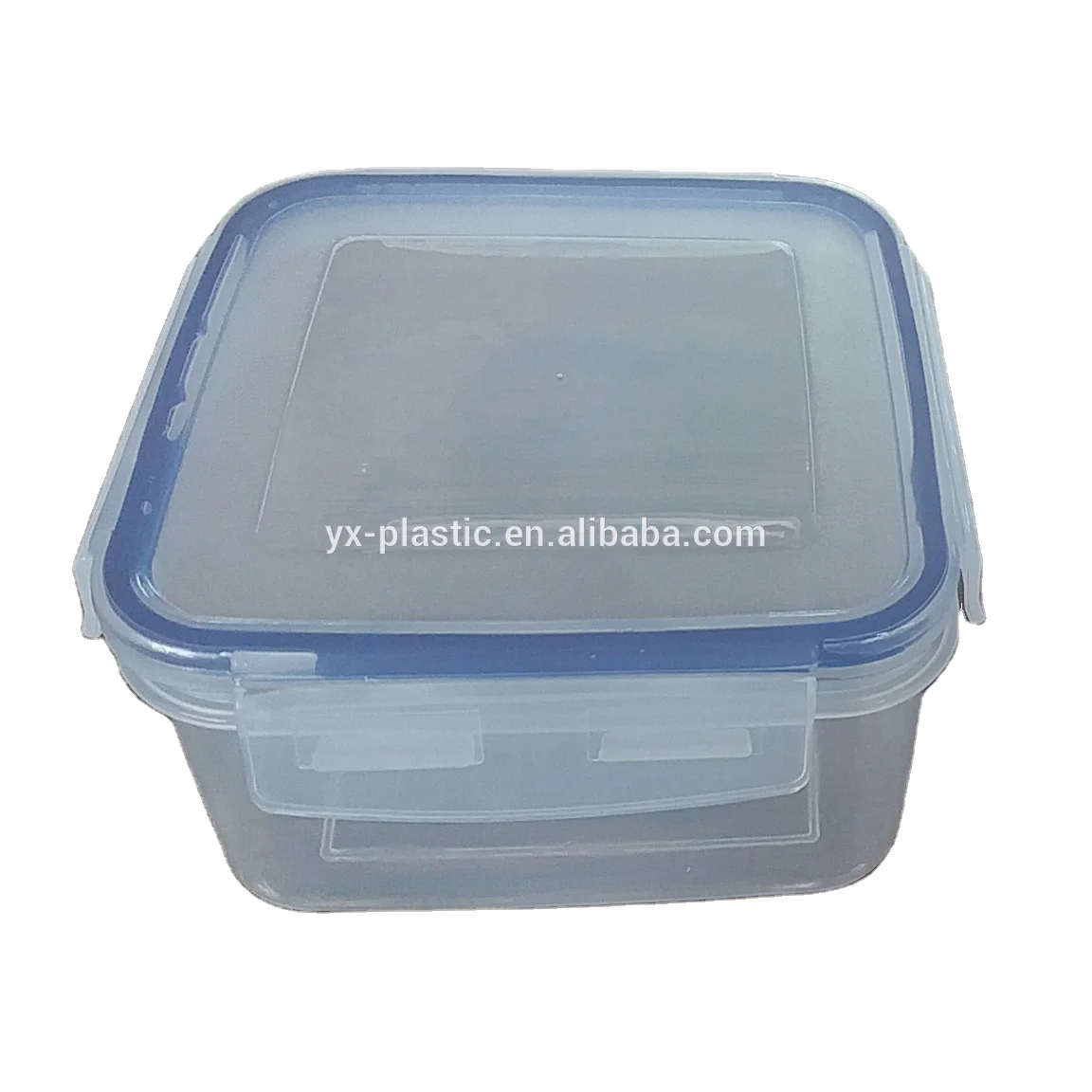 700ml Click Lock seal Plastic food storage Square Air tight food containers