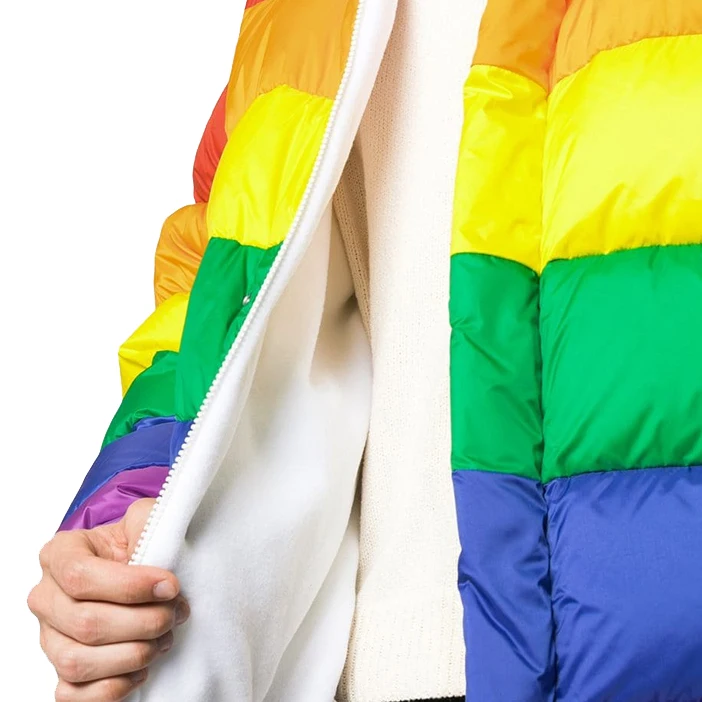 Новое поступление теплое модное хлопковое повседневное пальто с индивидуальным логотипом многоцветная куртка-пуховик