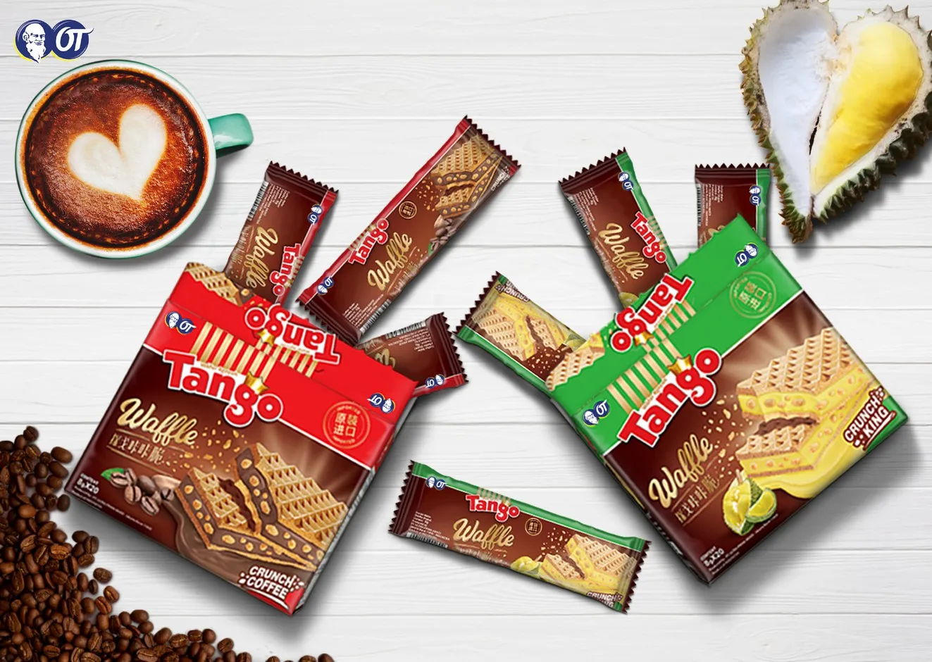 
Tango Waffle Crunchox 160gr Biscuit Wafer BISCUITS Chocolate Flavour Rectangular Sandwich Wafer 2.55 Kg CRISPY Normal Flour 
