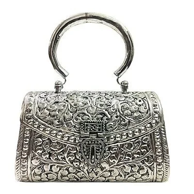 customized handcrafted  highly polished Beautiful  customized  mother of pearl fashion handbag  for  women  from India ,