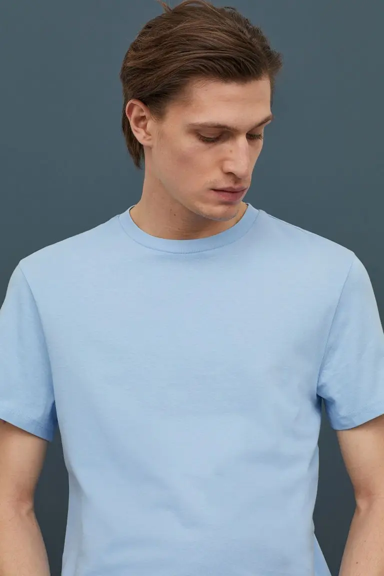 Мужские Простые однотонные футболки из 100% хлопка с коротким рукавом и круглым вырезом