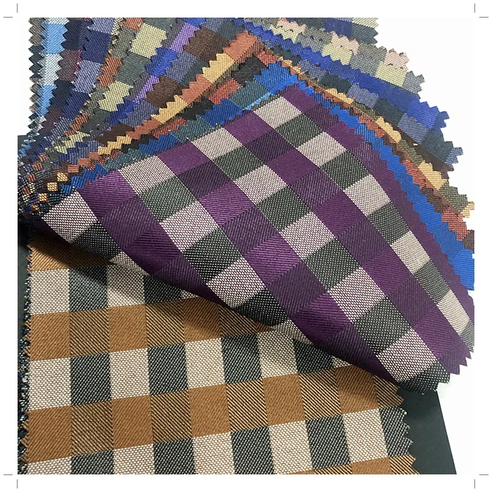 Жаккардовая ткань tr для костюма/проверки/халата, дешевая цена в Нигерию/Африку/Нигере, горячая Распродажа, небольшая проверка, жаккардовая ткань, мужская одежда