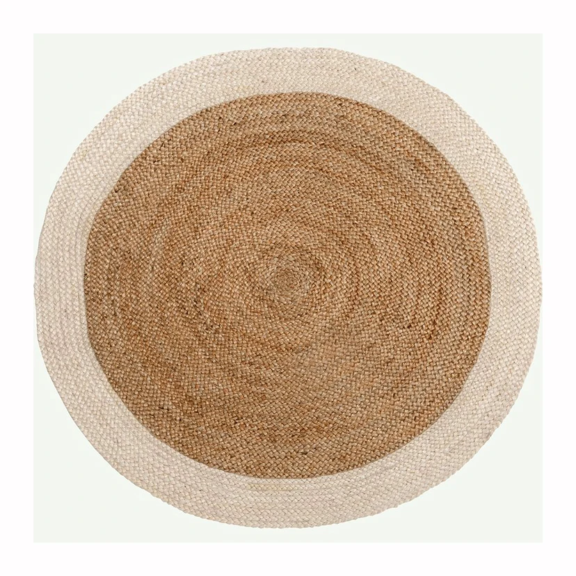 2021 NEW DESIGN ROUND NATURAL JUTE CARPET