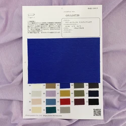 ONA10720 Sustainable plain knitted clothing shirt cotton linen fabric