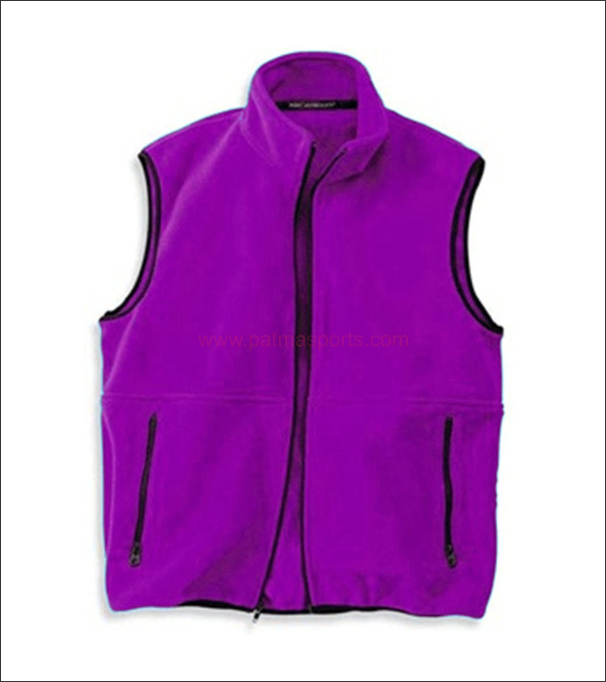 Best Selling OEM Wholesale Custom Contrast Color Men Winter Sherpa/Flannel/Polar Fleece Jacket Vest Trending New Design