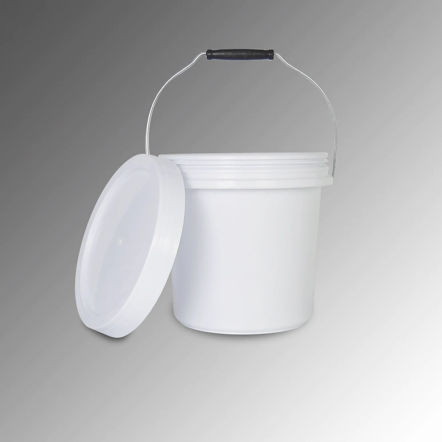 Wholesale Plastic barrel, Plastic Bucket empty Material PP Plastic Type Paint Bucket 1 Gallon