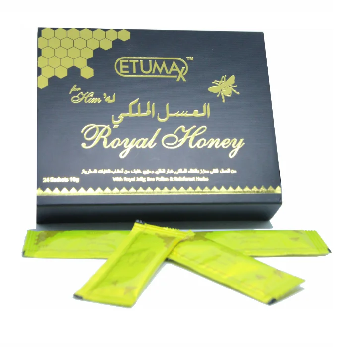 
Full Nutrition Dietary Supplement Brix 2 % Rich In Vitamins Royal Honey Etumax For Men 10g Per Sachet 