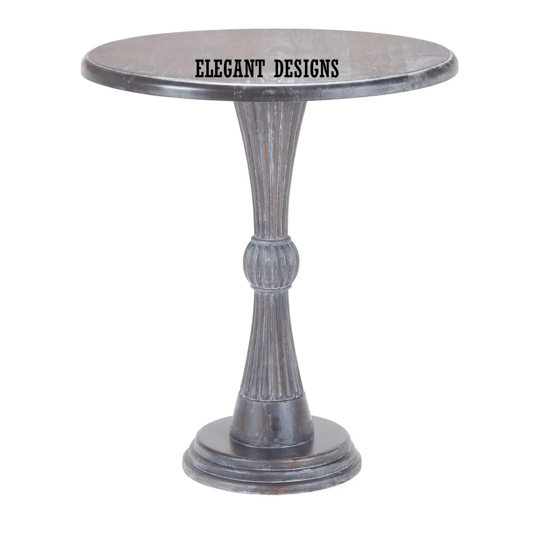 
Metal Table For Living Room And Garden Ware Silver Colored Top Quality New Elegant Designed Round Shape Custom Size For Home 