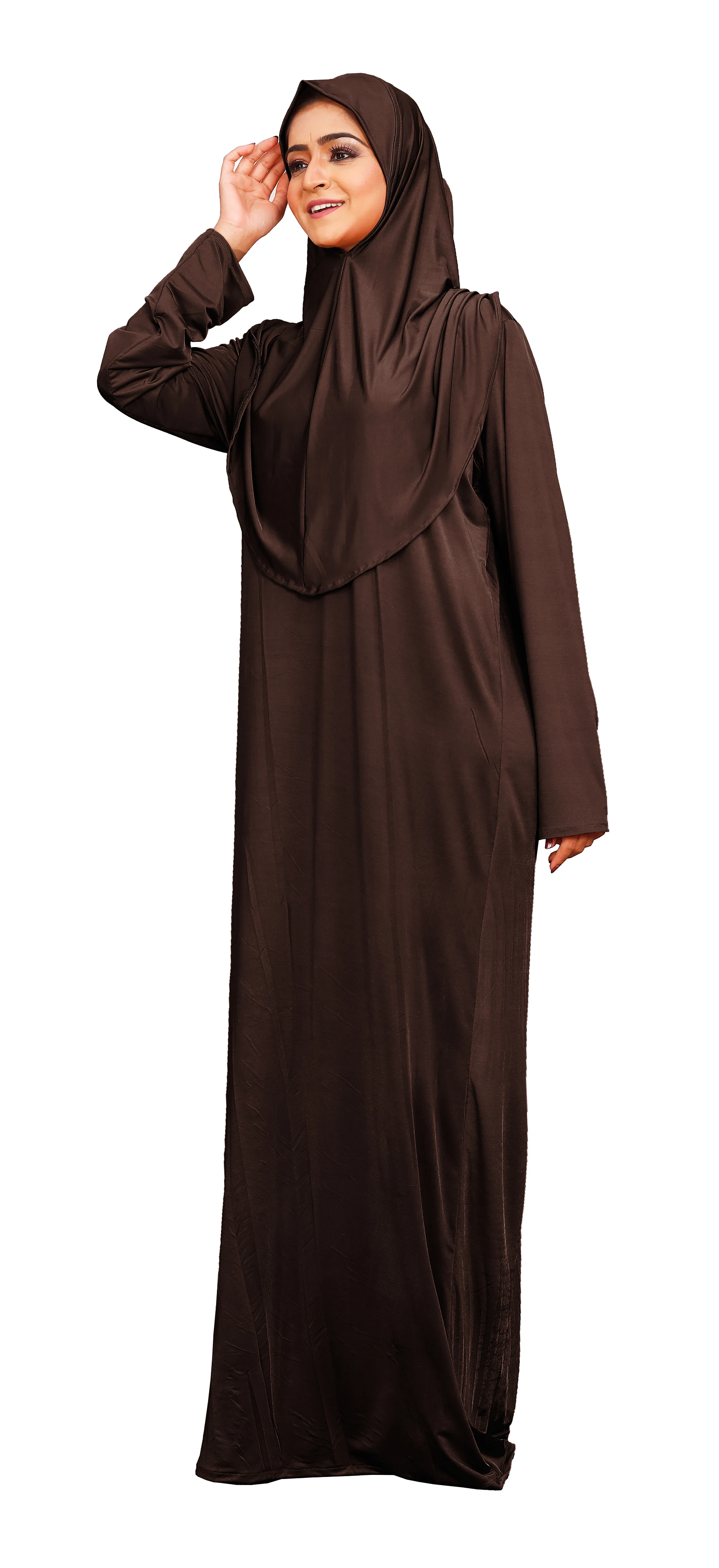 Plain Arab Islamic Wear Women Abaya Burqa With Instant Hijab Manufacturer