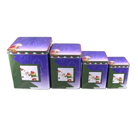 
set of metal tin can box ,food grade for tea coffee coffin chocolate cake candy toys stationery cosmetic 