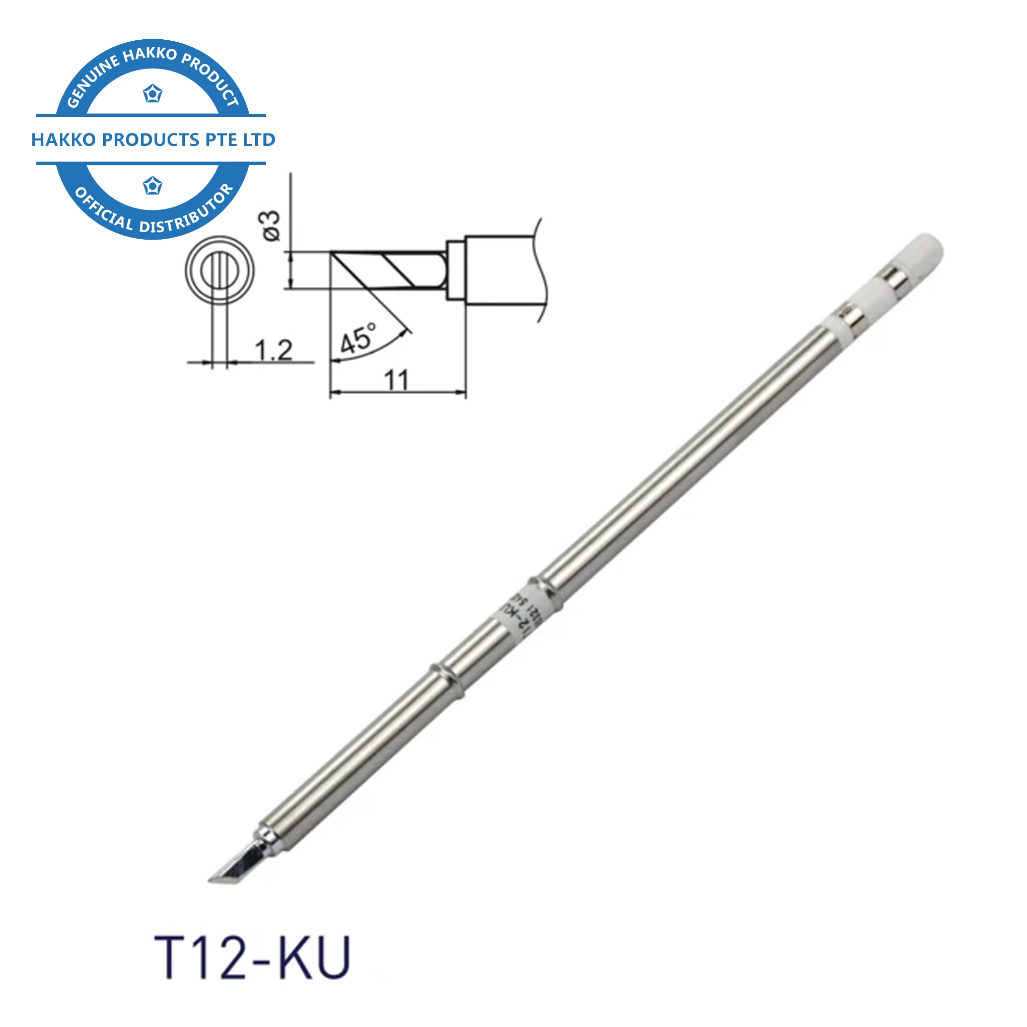 Soldering Tip T12-KU HAKKO Soldering Iron FM2028 FM2027 Soldering Station FX951 FX950 FX952 SMD Rework Station FM203 FM206 FM204