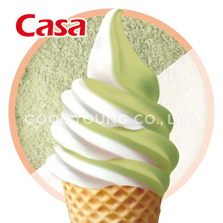 ISO Сертификация CASA 3 в 1 мороженое Hokkaidou с мягким мгновенным вкусом смесь порошка