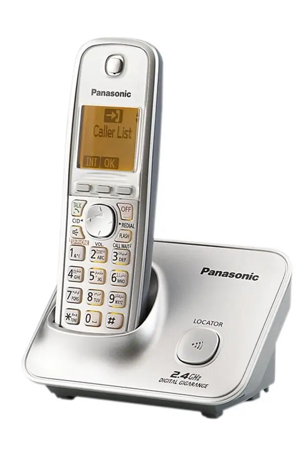 Panasonic KX-TG3711 2.4 GHz Cordless phone Telephone wireless landline backlit CID answering machine speaker