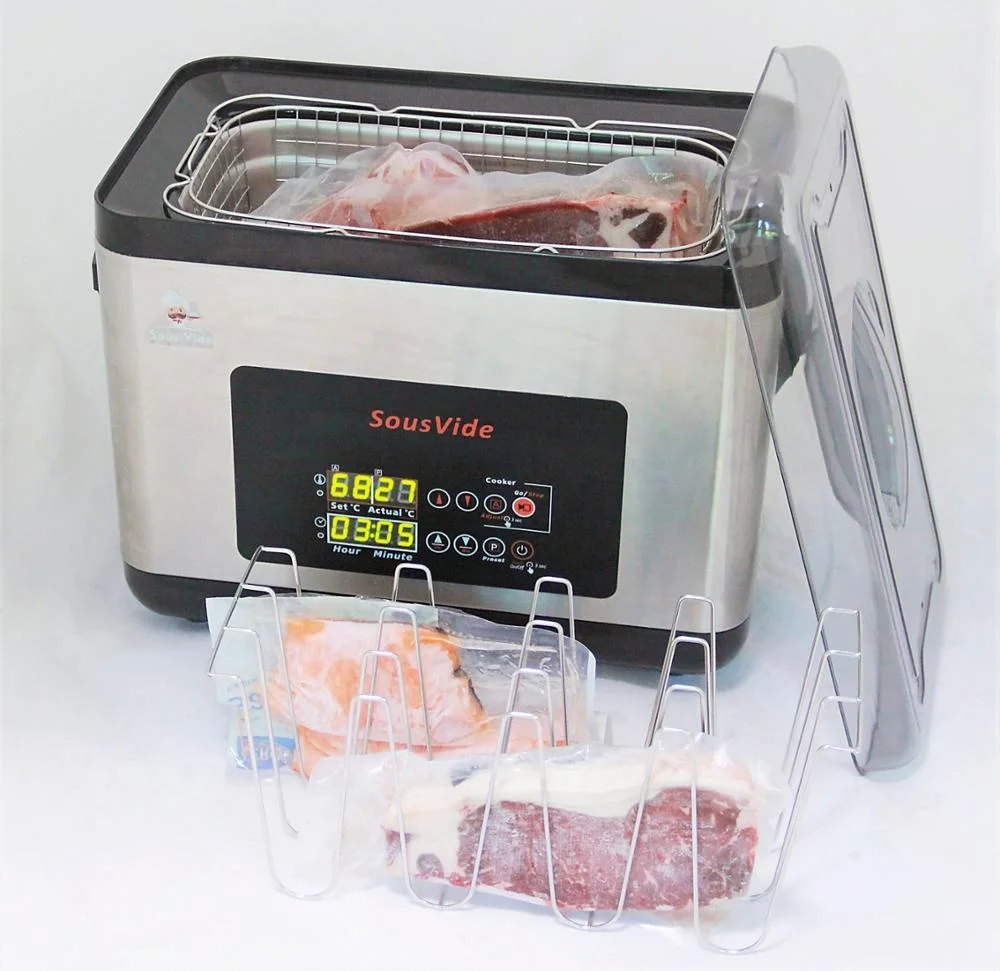 Basket and Rack included stainless steel water bath all area Even-heated precise temperature control premium 6L Sous Vide