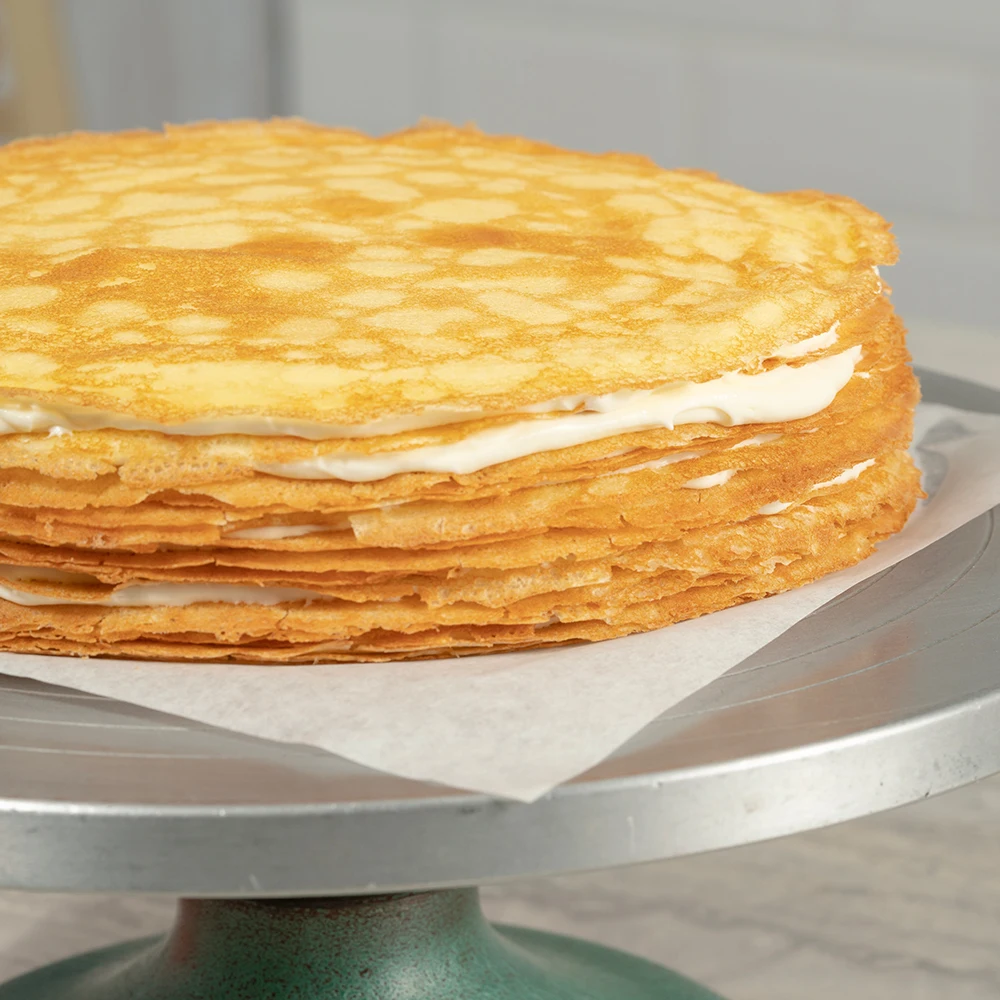 
2021 Latest trend Fenghsi 8 inch frozen French Crepes 100 cartons for kitchen/DIY/handmade 