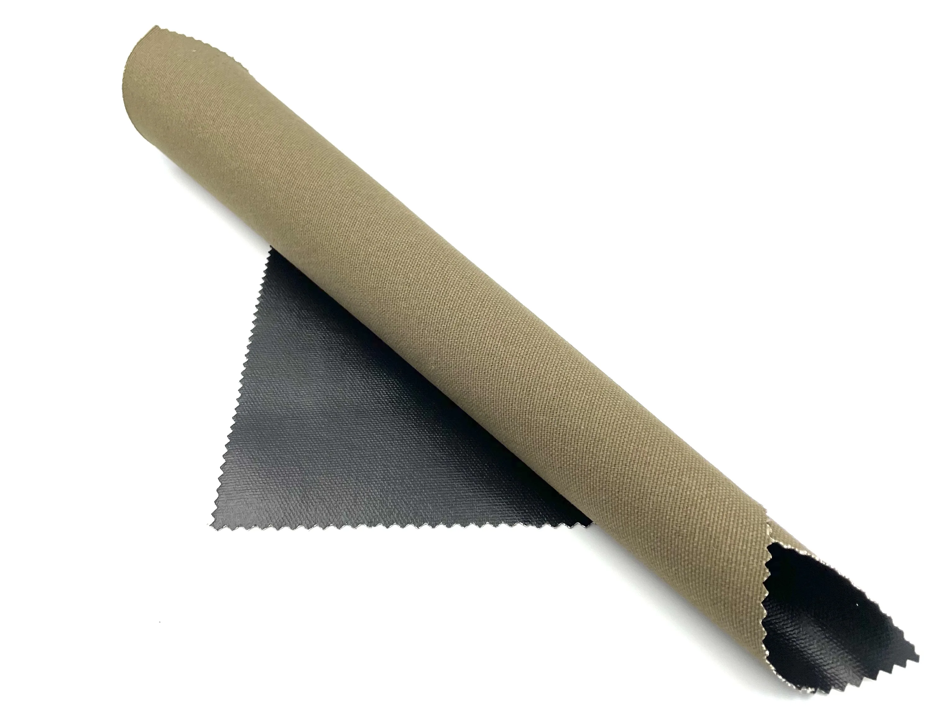 
EPO High Quality 100% Cotton Fabric with Waterproof Recycled-PVB Coating for Luggage 