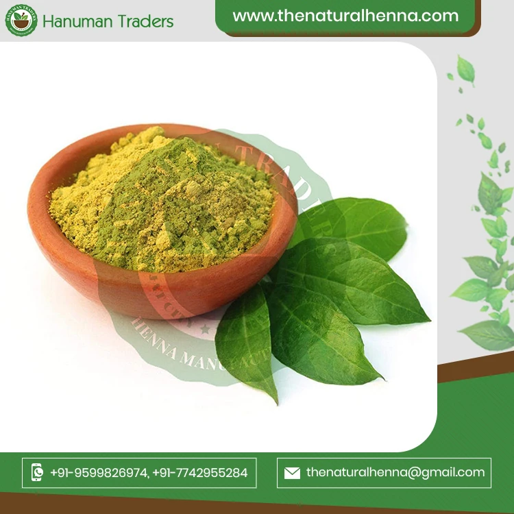 Top Notch Quality  Selling Henna Leaf Powder natural organic powder For Hair Dyes Products Manufacturer in India