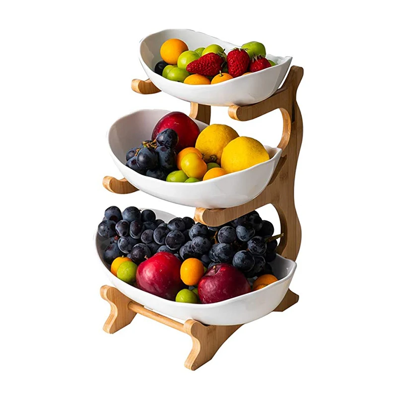 С изображением белого деревянного пола 3 уровня последняя стол фруктов стойки