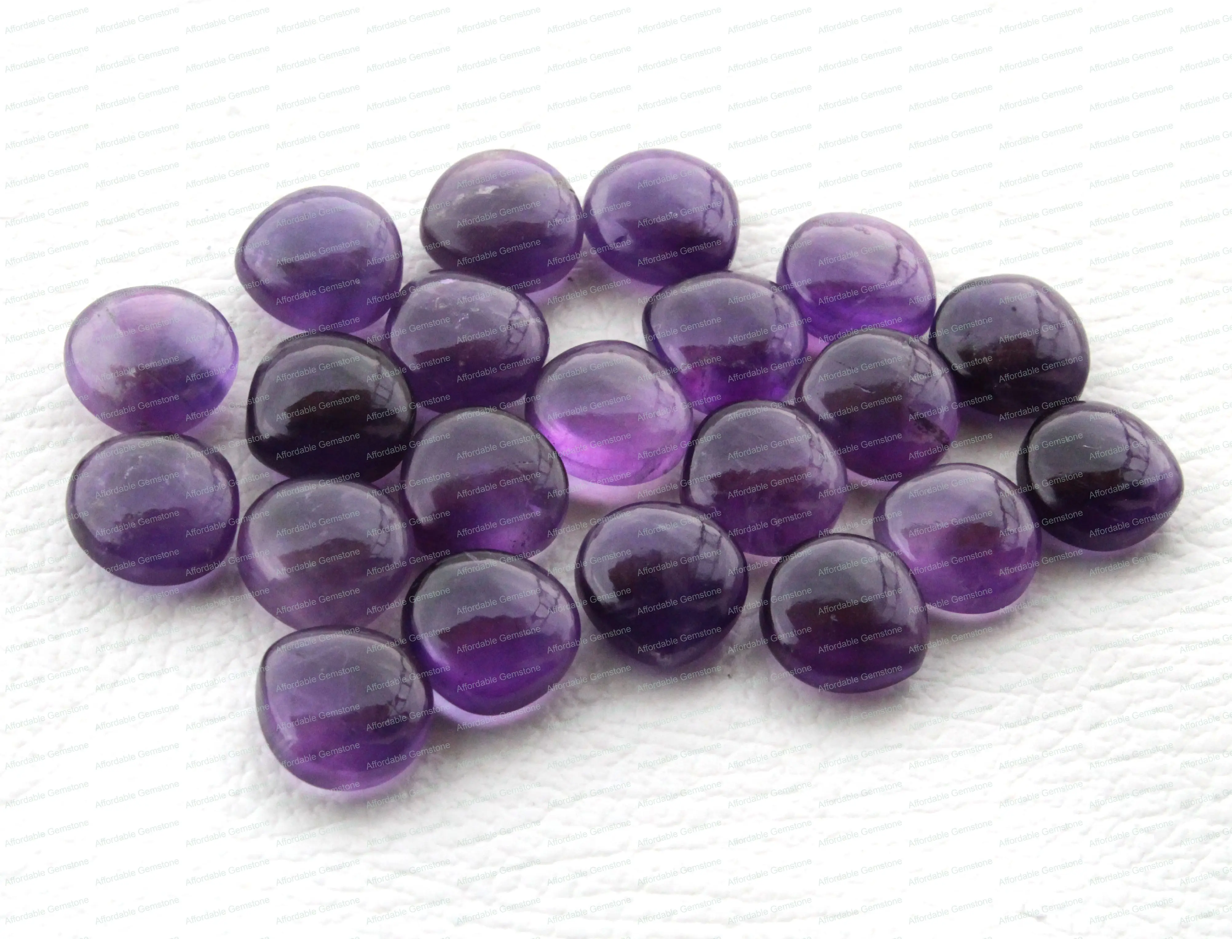 Натуральный Аметист гладкие полированные драгоценные камни в форме сердца перфорированные камень ручной работы аметист для сережек Размер 12x12 мм