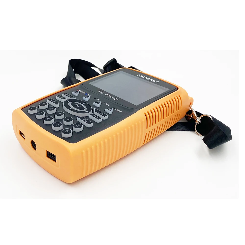 SATHERO SH-820HD DVB-S2 лучше Satlink 6980 Цифровой спутниковый Finder метр h.265 satlink ws-6933 kpt-716ts st-5150