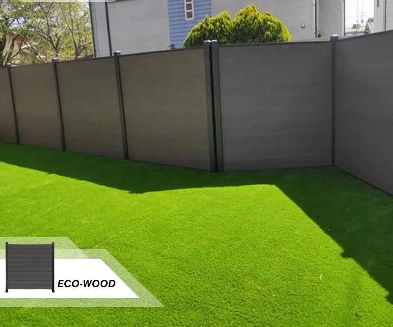 Наружная пластиковая деревянная композитная ограда садовое ограждение водонепроницаемое декоративное деревянное решетка