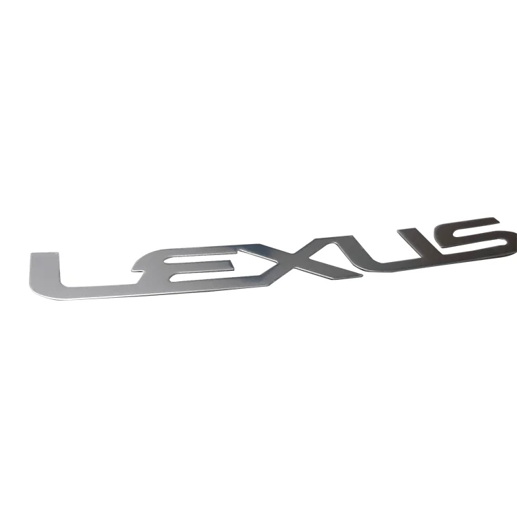 Customized Metal OEM Manufacturer Stainless Steel Nameplate for Automobiles auto parts accessories