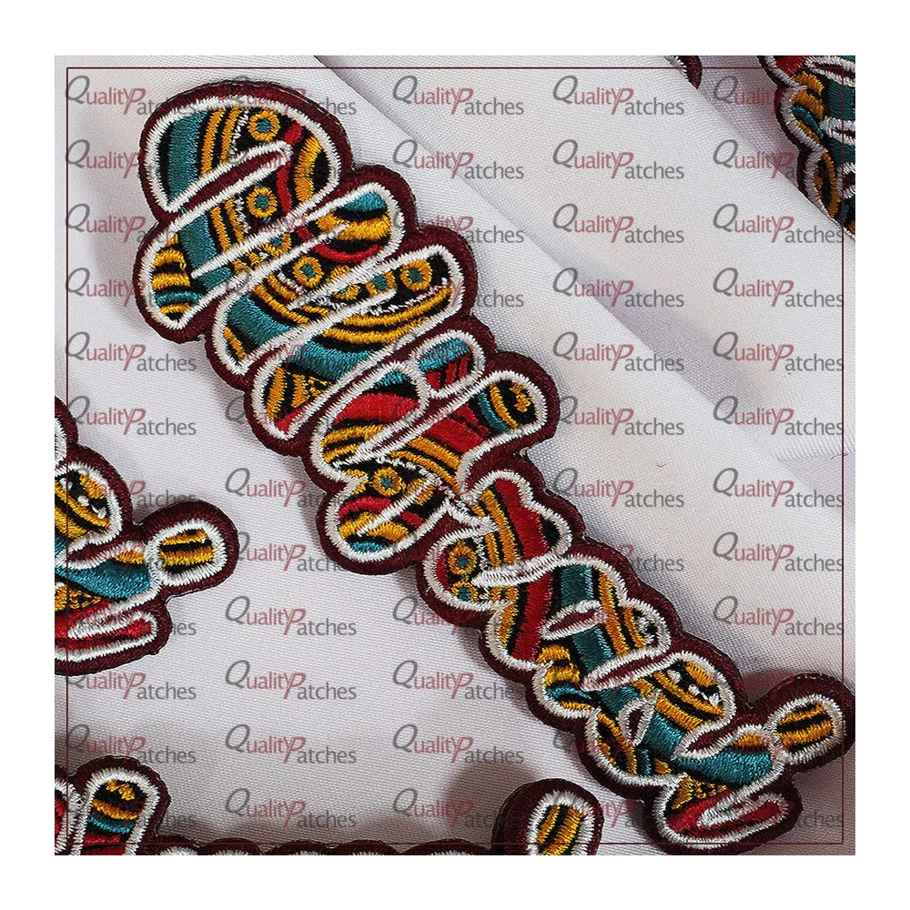 No Minimum Iron On Patches for Sale Hat and Clothing Brand Best Quality Patches