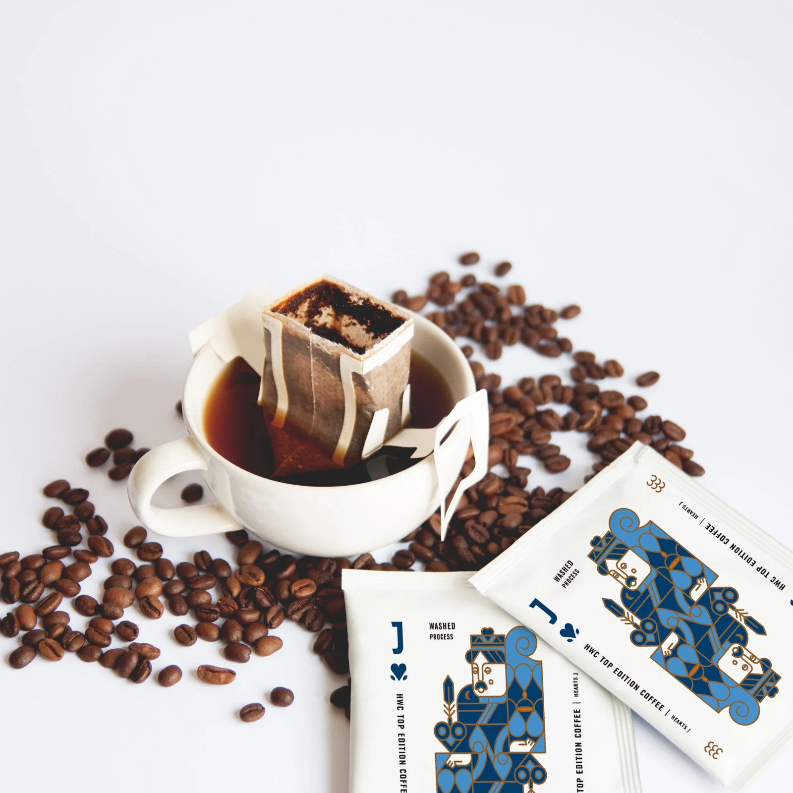 Poker Card Kingdom Coffee Hanging Ear Drip Coffee Jack J of Hearts