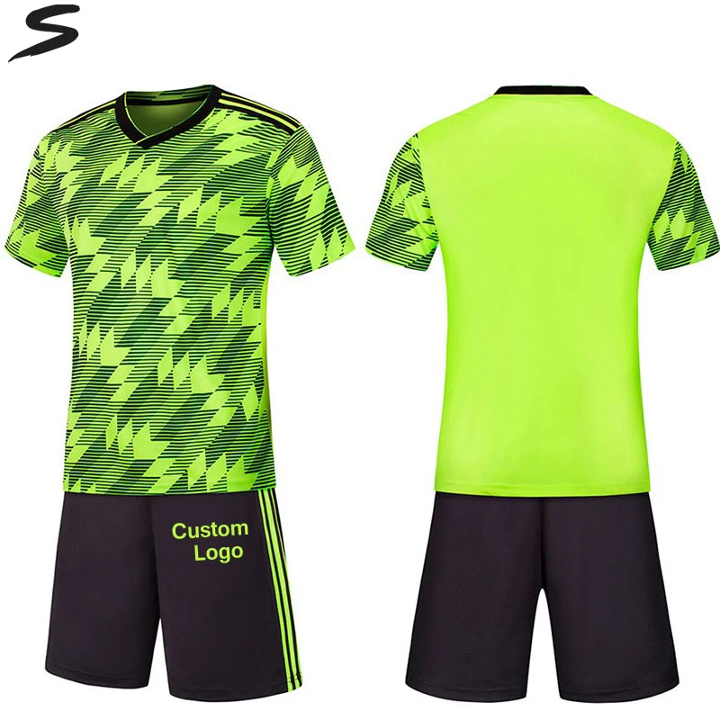 Soccer Uniform Kit Set Custom Sublimation Sports Accept Customized Logo Sportswear for Unisex Half Sleeves