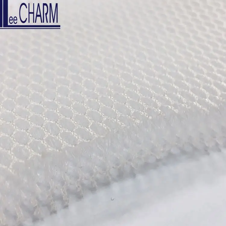 LCYP015 Taiwan 8mm Polyester Soft Thick Sandwich Mesh Fabric