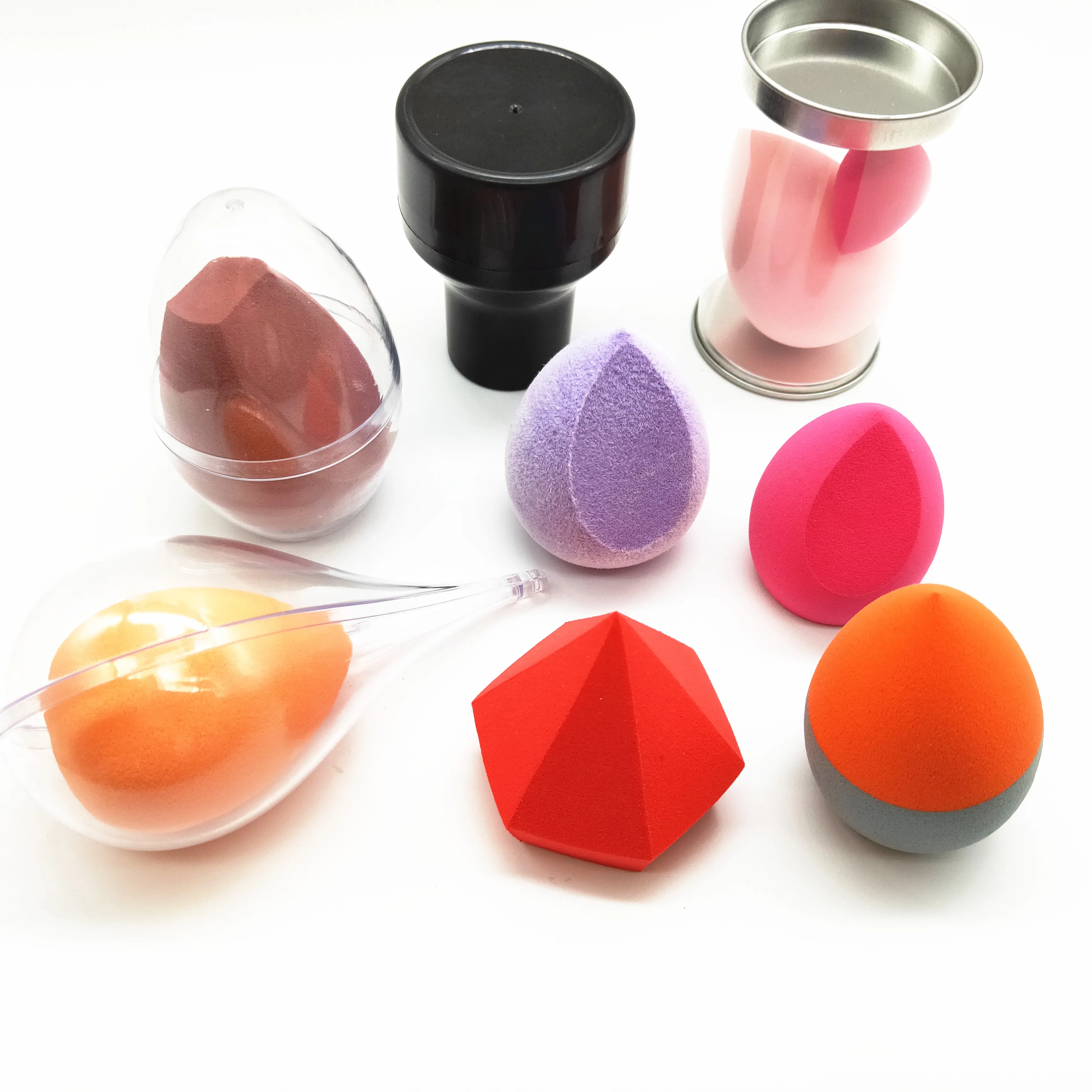
Extra soft powder puff makeup sponge set sponge make up packaging Superfine Fiber make up sponge 