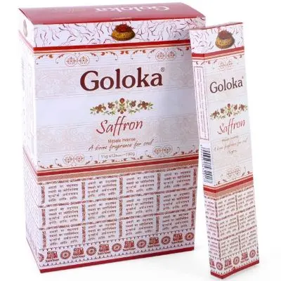 Ароматические палочки Goloka Saffron Masala, парфюм Agarbatti