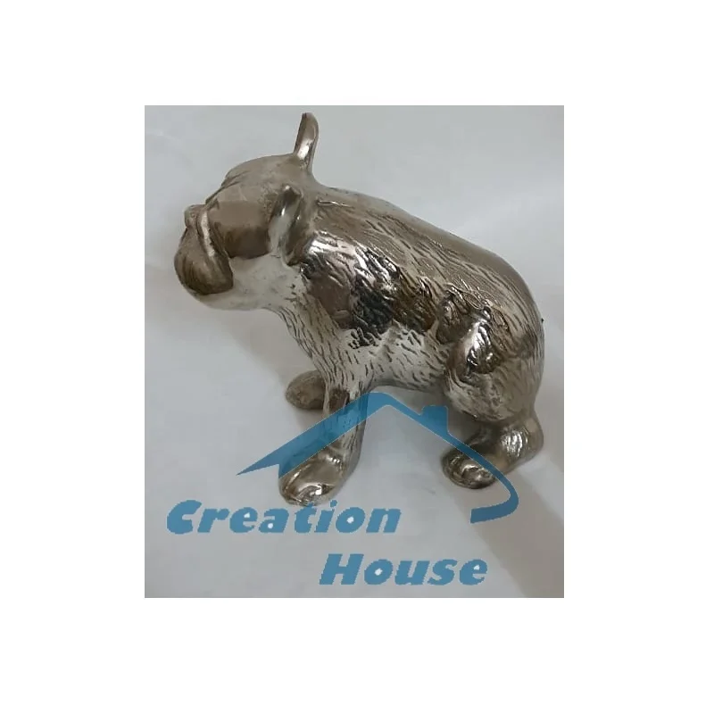 Animal Aluminium Bull Dog Sculpture