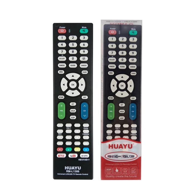 Replacement RM-014S++/RM-L1388 universal TV remote control for LCD/LED TV