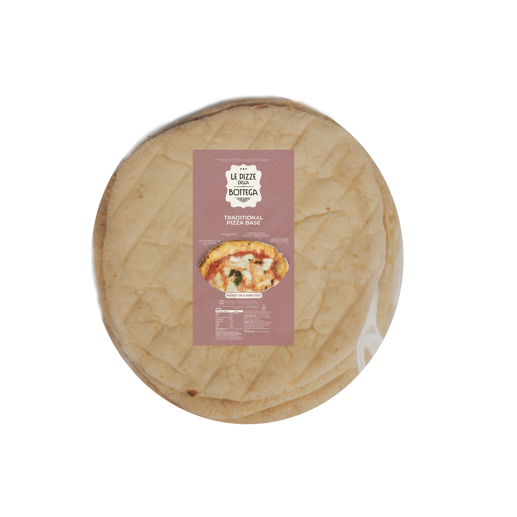 High Quality precooked traditional pizza base ready to ship