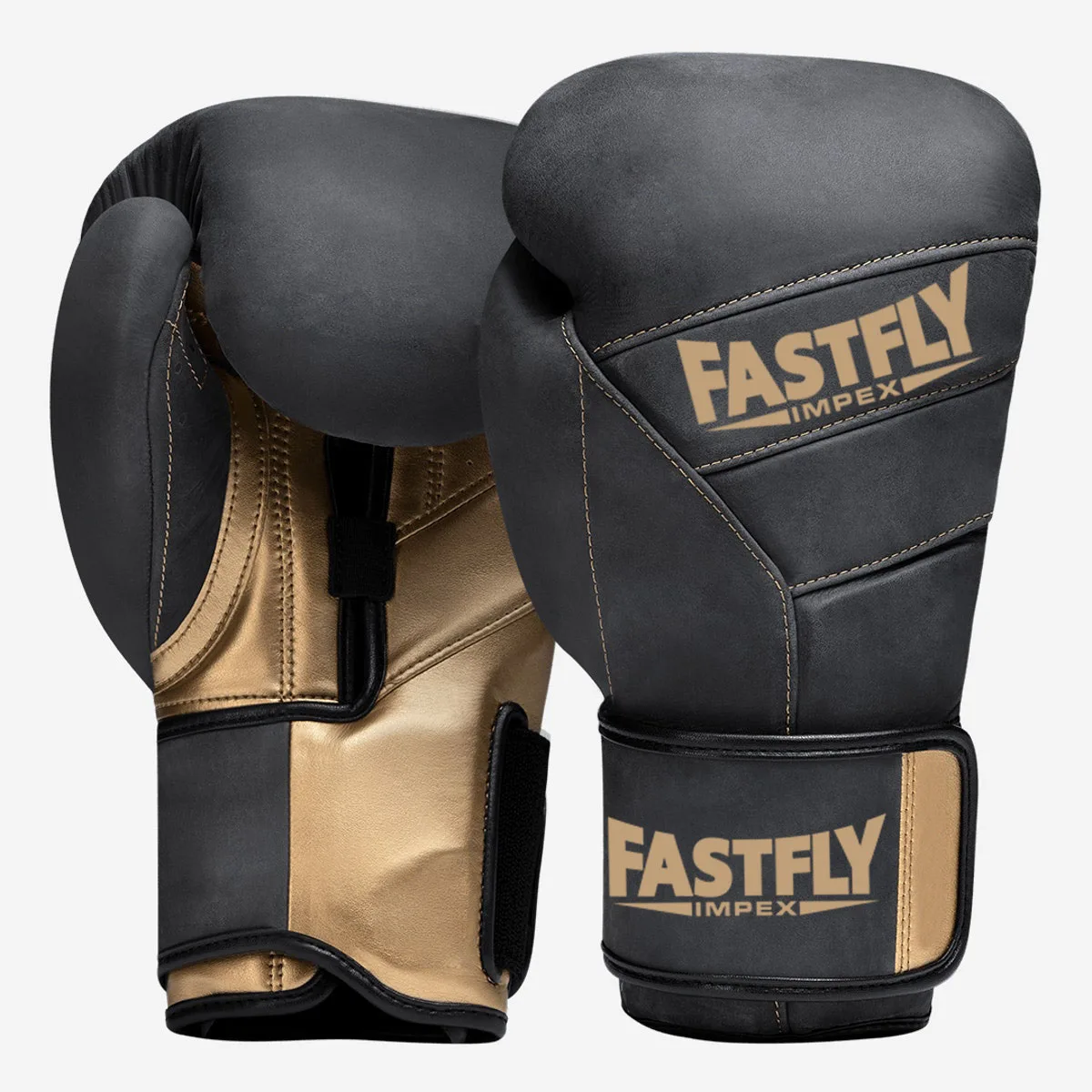 High quality  professional lace up custom pu leather boxing gloves