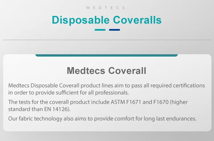 Suit Disposable Coverall Protect Against Harmful Substances