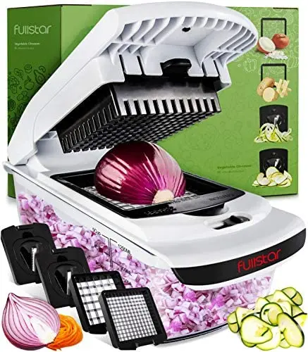 Top Hot Selling NEW Fullstar 11-in-1 Vegetable Chopper Pro Plus - Food Veggie Dicer Mandoline Juicer - Onion Chopper
