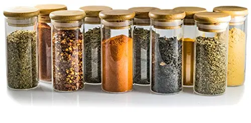 Eco-friendly High Quality Airtight Clear Bottle Cover Storage Bamboo Lids For Food Coffee Glass Spice Jar Bamboo Lid