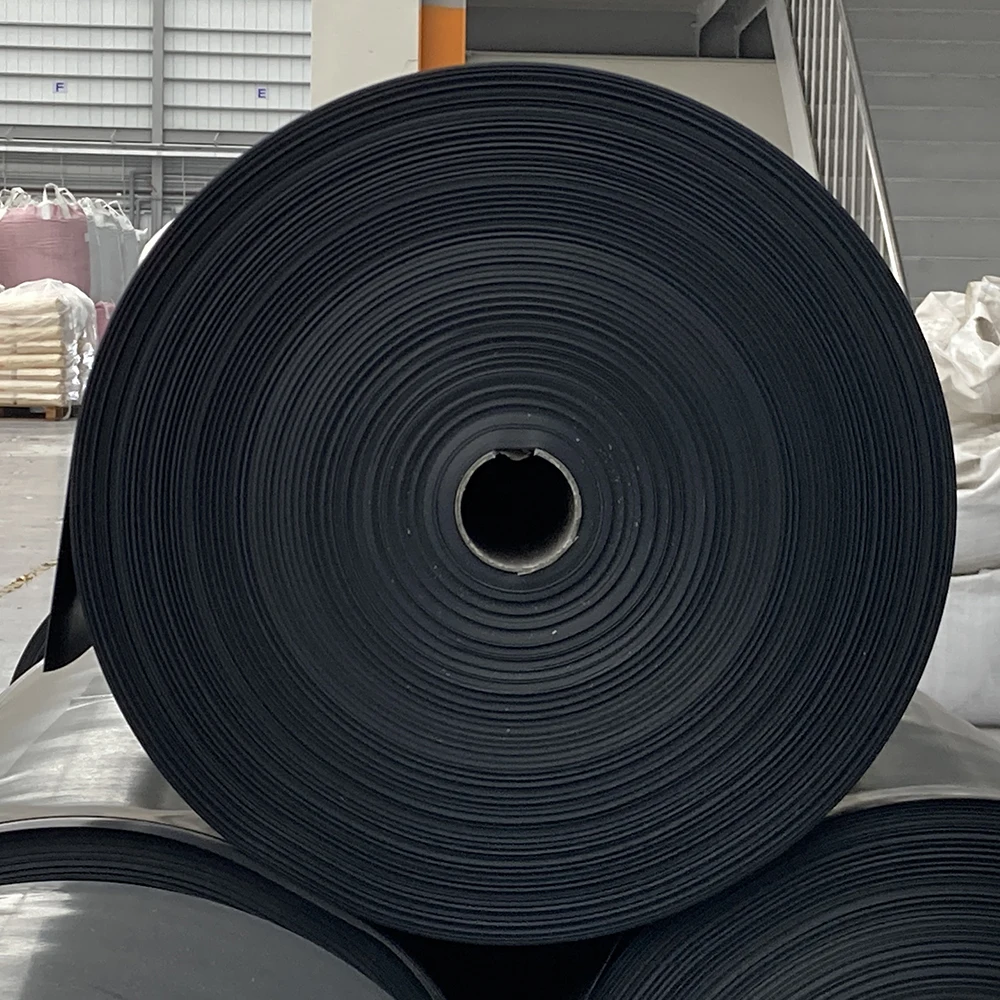  ПВХ водонепроницаемая кровельная мембрана оптовый поставщик строительных материалов 1 0 мм 5 2 (ПЭТ-сетка) черного цвета