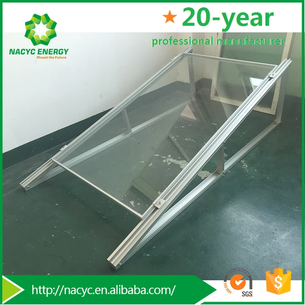 Home Flat Roof Solar Mounting System, Aluminum Roof Rack for Panels Solar Power System