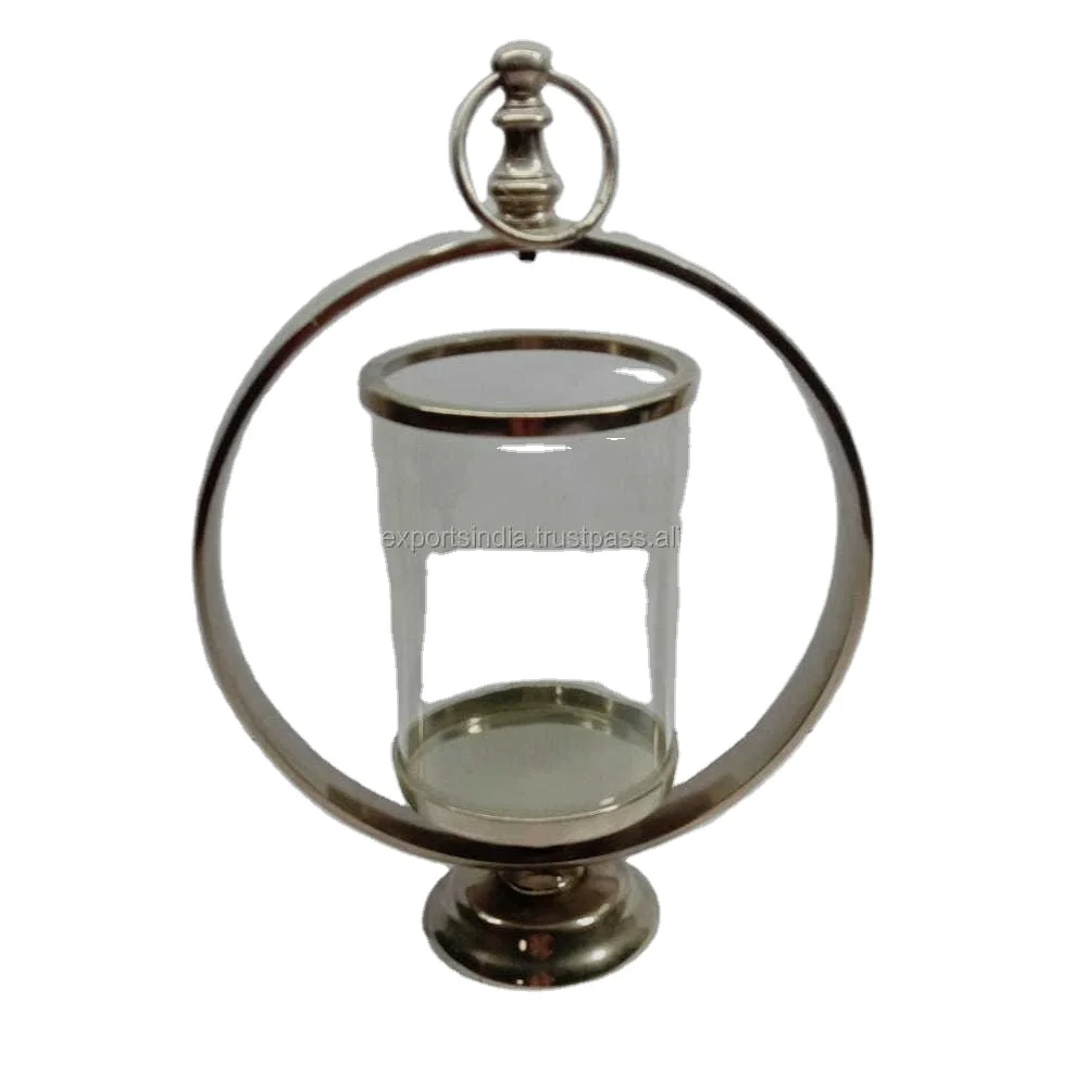 Minimalist Style Cast Iron Metal Round Candle Holder Gold Scented Candlestick Creative Home Decor