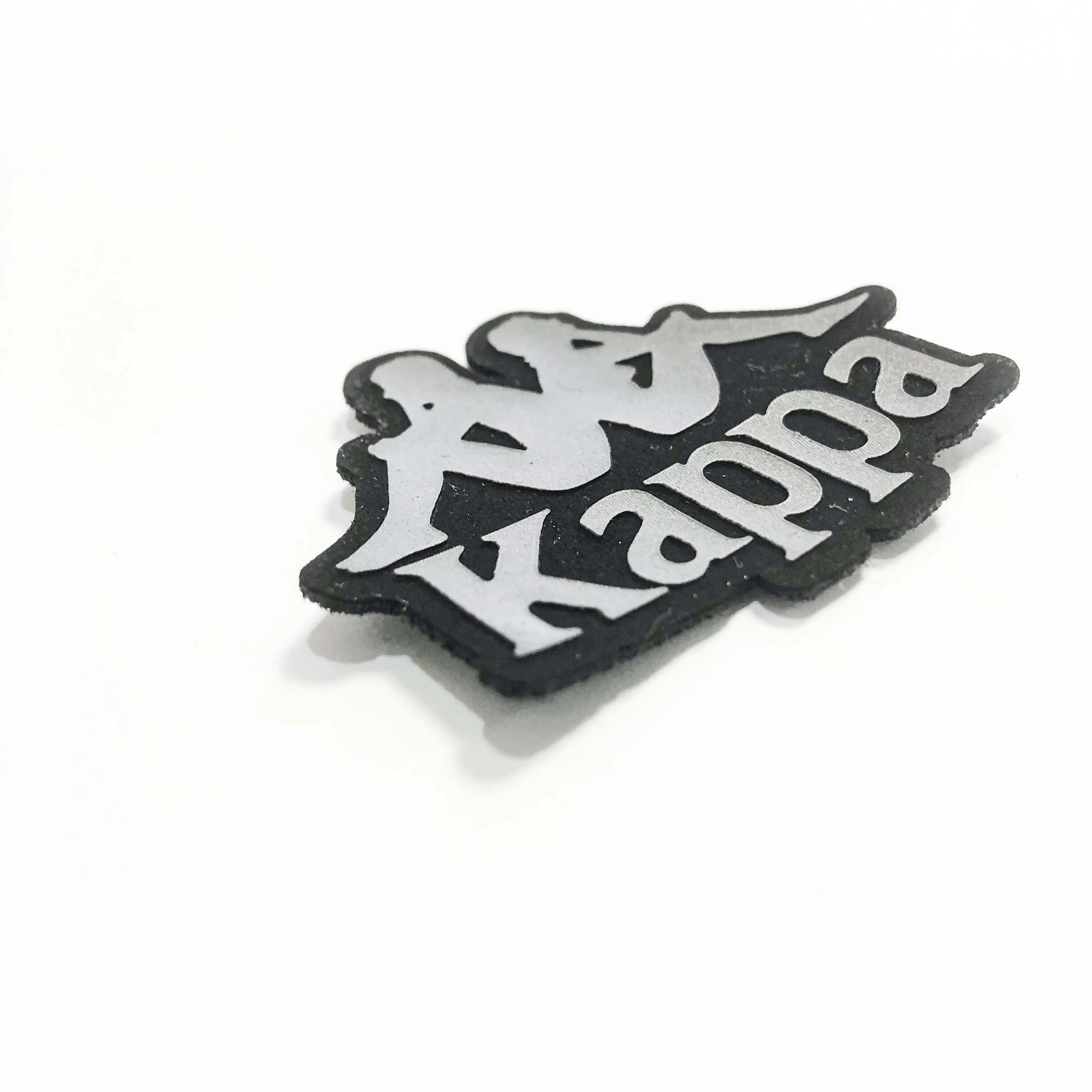 Customised Design 3d raised metallic heat transfer logo patch