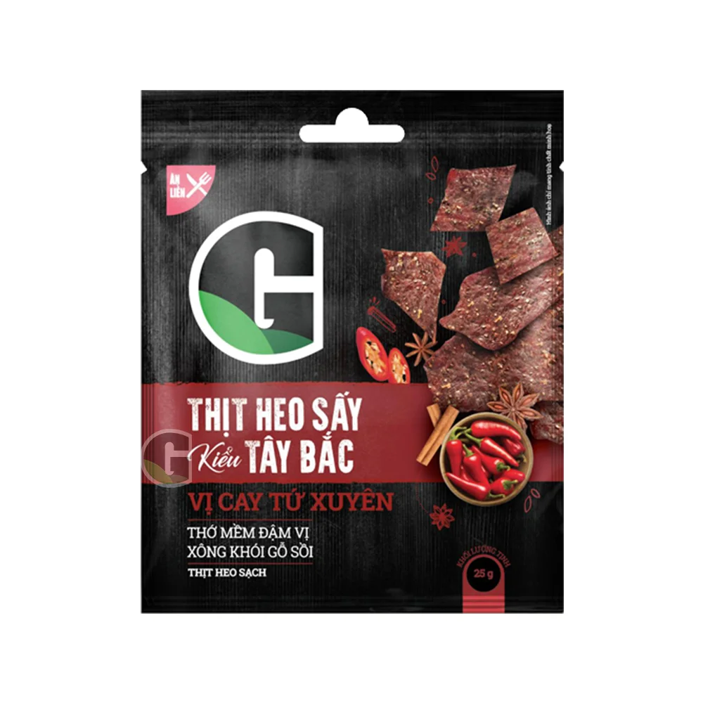 New Products High Quality Northwest Vietnamese-style Pork Jerky - Sichuan Flavor Special Pork snack Delicious Dried Pork