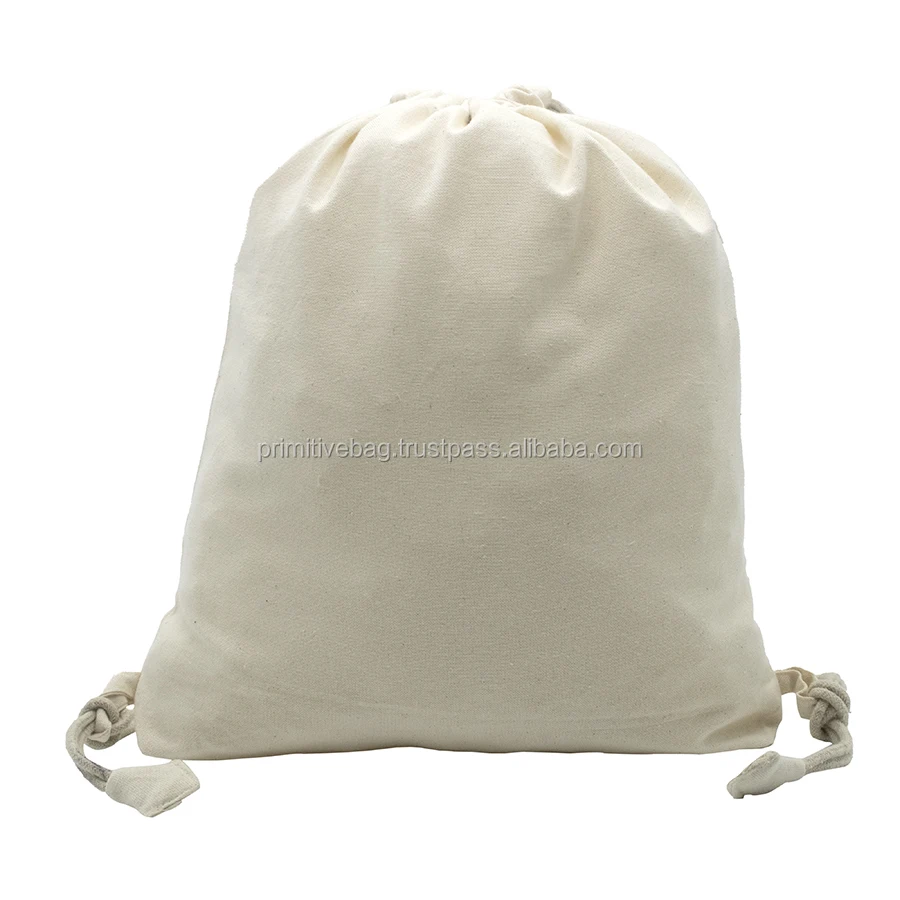 Canvas Drawstring Backpack+Eco friendly product+washable+Durable+Recyclable+Comfortable+Affordable+ Canvas drawstring Backpack